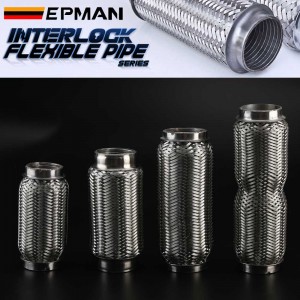 TANSKY Universal Stainless Steel Exhaust Flexible Pipe Flexi Joint Tube Car Repair Accessories