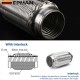 TANSKY Universal Stainless Steel Exhaust Flexible Pipe Flexi Joint Tube Car Repair Accessories TANSKY Universal Stainless Steel Exhaust Flexible Pipe Flexi Joint Tube Car Repair Accessories