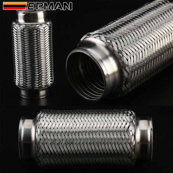 TANSKY Universal Stainless Steel Exhaust Flexible Pipe Flexi Joint Tube Car Repair Accessories TANSKY Universal Stainless Steel Exhaust Flexible Pipe Flexi Joint Tube Car Repair Accessories