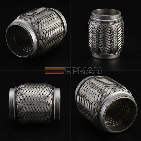 TANSKY Universal Stainless Steel Exhaust Flexible Pipe Flexi Joint Tube Car Repair Accessories TANSKY Universal Stainless Steel Exhaust Flexible Pipe Flexi Joint Tube Car Repair Accessories