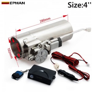  EPMAN 10SETS/CARTON Exhaust Pipe Electric I Pipe 4.0'' Electrical Cutout with Remote Control Wholesale Valve EP-CUT01G40-10T