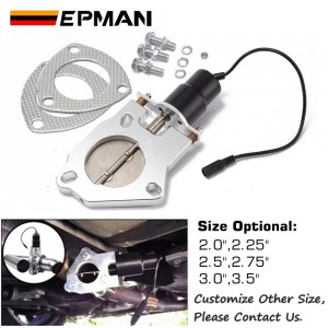 EPMAN 2"/2.25"/2.5"/2.75"/3"/3.5" Electric Exhaust Cutout Remote Control Motor Kit EP-BTCUT