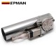 EPMAN 2.0"/2.25"/2.5"/2.75"/3.0" Exhaust Pipe Electric I Pipe Exhaust Electrical Cutout With Remote Control Valve EP-CUT01G