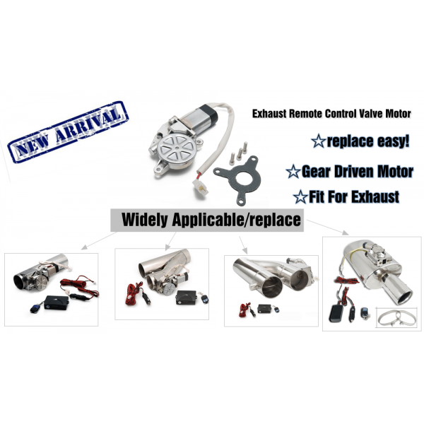 EPMAN -Universal Electronic Exhaust Remote Control Valve Motor For Exhaust Cutout EP-CUT01GDJ EPMAN -Universal Electronic Exhaust Remote Control Valve Motor For Exhaust Cutout EP-CUT01GDJ