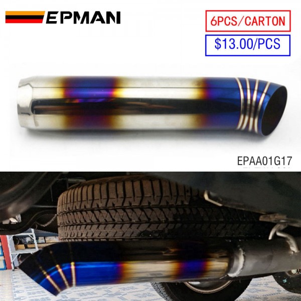 EPMAN 6PCS/Carton Universal 76mm 3" 201 Stainless Steel Turbo Induction Car Cold Air Intake Filter Pipe Hose Tube Car Exhaust Pipe EPAA01G17-6T EPMAN 6PCS/Carton Universal 76mm 3" 201 Stainless Steel Turbo Induction Car Cold Air Intake Filter Pipe Hose Tube Car Exhaust Pipe EPAA01G17-6T