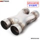 EPMAN Universal Crossover X-Pipe Dual 2.25"/2.5"/3" In/Out Stainless Steel Muffler Exhaust Tip 10PCS/Carton EPEXY2212X