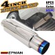TANSKY 6PCS/Carton Stainless Steel 4" 102mm Outlet Round Exhaust Muffler BURNT TIP 51mm 57mm 63mm 76mm (Pre-Order Customization)