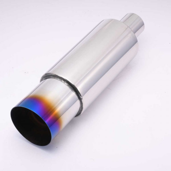 TANSKY 6PCS/Carton Stainless Steel 4" 102mm Outlet Round Exhaust Muffler BURNT TIP 51mm 57mm 63mm 76mm (Pre-Order Customization)