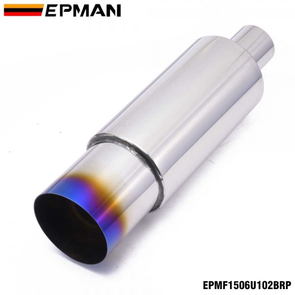 TANSKY 6PCS/Carton Stainless Steel 4" 102mm Outlet Round Exhaust Muffler BURNT TIP 51mm 57mm 63mm 76mm (Pre-Order Customization) TANSKY 6PCS/Carton Stainless Steel 4" 102mm Outlet Round Exhaust Muffler BURNT TIP 51mm 57mm 63mm 76mm (Pre-Order Customization)