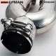 EPMAN Universal Auto Performance Exhaust Pipe Long Double Beveled Stainless Steel Exhaust Silencer Muffler Cutter for X1 E90 E91 E92 E93