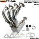 EPMAN Stainless Steel Piping Header Manifold Exhaust For Honda Civic 88-00 EG EF EK EM EPMFH1801