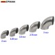 EPMAN Stainless Steel 1.5", 1.75" 2", 2.25", 2.5", 2.75", 3", 3.5", 4" Weld Long Radius 90 Elbows for Car Modified Exhaust Elbow Pipe, Exhaust Downpipe Cutout Stair Handrail etc.