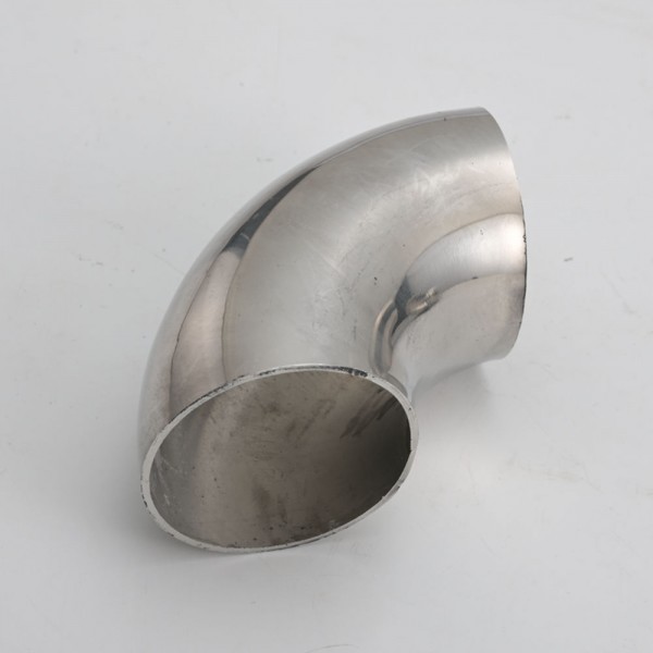 EPMAN Stainless Steel 1.5", 1.75" 2", 2.25", 2.5", 2.75", 3", 3.5", 4" Weld Long Radius 90 Elbows for Car Modified Exhaust Elbow Pipe, Exhaust Downpipe Cutout Stair Handrail etc.