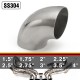 EPMAN Stainless Steel 1.5", 1.75" 2", 2.25", 2.5", 2.75", 3", 3.5", 4" Weld Long Radius 90 Elbows for Car Modified Exhaust Elbow Pipe, Exhaust Downpipe Cutout Stair Handrail etc. EPMAN Stainless Steel 1.5", 1.75" 2", 2.25", 2.5", 2.75", 3", 3.5", 4" Weld Long Radius 90 Elbows for Car Modified Exhaust Elbow Pipe, Exhaust Downpipe Cutout Stair Handrail etc.