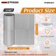 EPMAN 50SHEETS/CARTON Exhaust Heat Shield Automotive Embossed SS304 Heat Shield Muffler Exhaust Wrap, 19.7" x 19.7" for Heat Barrier, Fire Wall, Exhaust Wrap EPWR22ST EPMAN 50SHEETS/CARTON Exhaust Heat Shield Automotive Embossed SS304 Heat Shield Muffler Exhaust Wrap, 19.7" x 19.7" for Heat Barrier, Fire Wall, Exhaust Wrap EPWR22ST