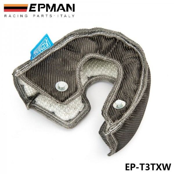 EPMAN T3 Carbon Fiber Turbo Blanket Heat Shield Cover High Performance For GT37 GT30 EP-T3TXW