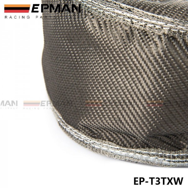 EPMAN T3 Carbon Fiber Turbo Blanket Heat Shield Cover High Performance For GT37 GT30 EP-T3TXW