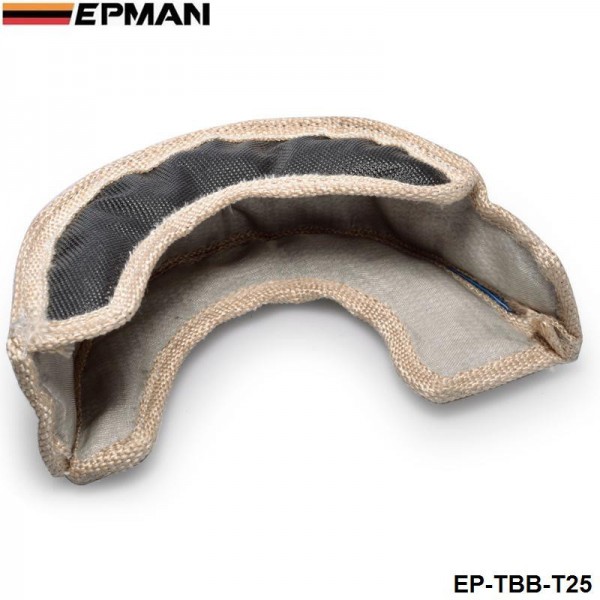 EPMAN Exhaust Turbo Blanket Wrap Heat Shield Beanie For Turbocharge T25 T28 GT28 GT30 GT35 T37 T3 EP-TBB-T25 EPMAN Exhaust Turbo Blanket Wrap Heat Shield Beanie For Turbocharge T25 T28 GT28 GT30 GT35 T37 T3 EP-TBB-T25