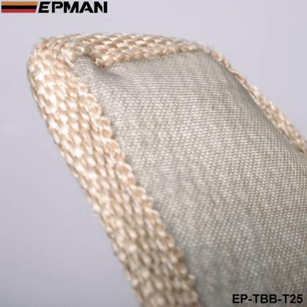 EPMAN Exhaust Turbo Blanket Wrap Heat Shield Beanie For Turbocharge T25 T28 GT28 GT30 GT35 T37 T3 EP-TBB-T25 EPMAN Exhaust Turbo Blanket Wrap Heat Shield Beanie For Turbocharge T25 T28 GT28 GT30 GT35 T37 T3 EP-TBB-T25