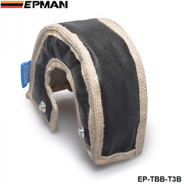T3 turbo blanket Glass fiber (Default Color Black) fit:t2,t25,t28,t28,gt30,t35,and most t3 turbine housing turbo charger EP-TBB-T3B
