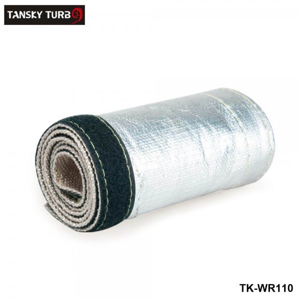 TANSKY - Aluminized Metallic Heat Shield Sleeve Insulated Wire Hose Cover Loom (L:3FT & 6FT , ID: 0.75"& 1"& 1.25") TK-WR110