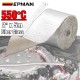 EPMAN 5M x 2" Fiber Glass Heat Reflective Insulation Tape Heat Sound Shield Wrap Thermal Insulation For Intake Pipe EP-WR11BDJ