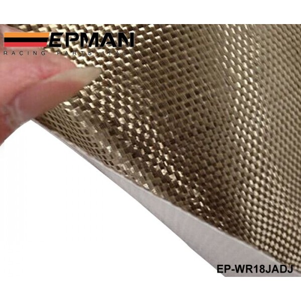 EPMAN Lava Heat Shield Mat with adhesive stands 1200F Direct Continuous And 2000F Intermittent 1M*1M/Roll EP-WR18JADJ