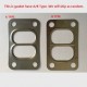 EPMAN 10PCS/LOT T3 T34 T35 T38 Twin Entry Divided Turbo Manifold Turbine Inlet Gasket 304 Stainless Steel EP-CGQ11D
