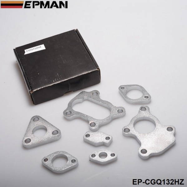 EPMAN- Mild Steel RHB31 VZ21 Turbocharge Turbo Flanges Seven Piece Complete Set EP-CGQ132HZ