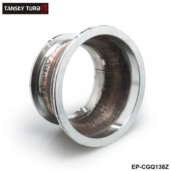 TANSKY -Steel Exhaust manifold uppipe catalyst Reducer for 4" V Band to 3" V Band Flange EP-CGQ138Z