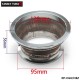 TANSKY -Steel Exhaust manifold uppipe catalyst Reducer for 4" V Band to 3" V Band Flange EP-CGQ138Z