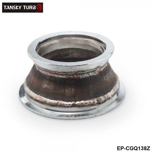 TANSKY -Steel Exhaust manifold uppipe catalyst Reducer for 4" V Band to 3" V Band Flange EP-CGQ138Z