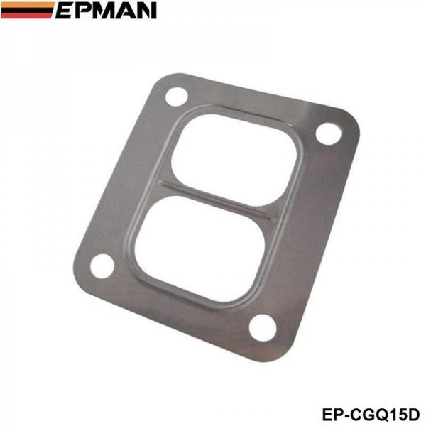 EPMAN -10PCS/LOT T4 Turbo Turbine inlet divided gasket Stainless Steel304 Gasket For T04 turbo HQ turbo inlet gasket EP-CGQ15D