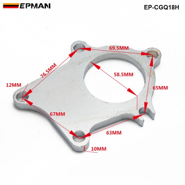Flangia Di Scarico Turbo 5-Bulloni - Ricambio Per Turbocompressori, Modello TR-CGQ18H - Foto 8