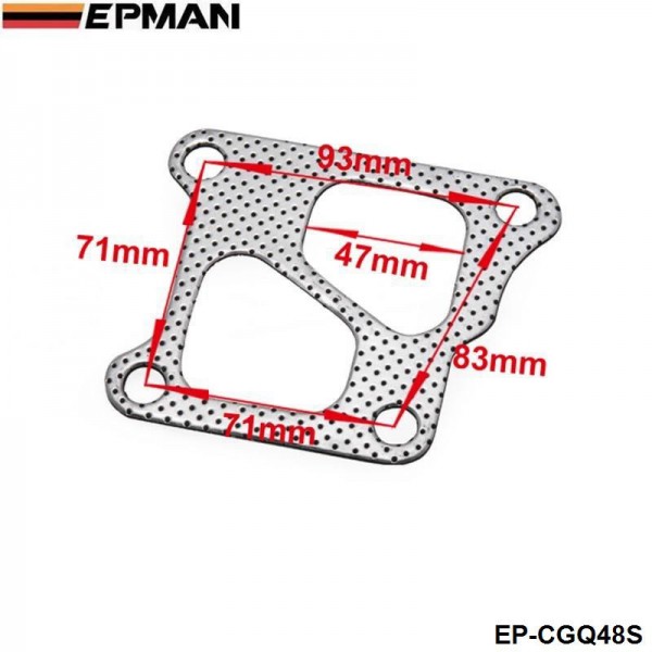 EPMAN- Manifold & Turbo Gasket Set For Mitsubishi Lancer Evo 4 5 6 7 8 9 2.0 4G63 EP-CGQ48S