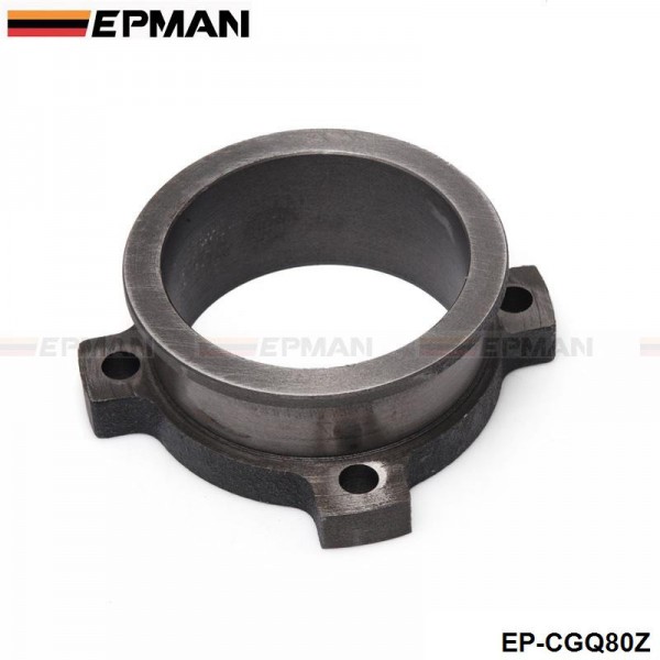 EPMAN  3" 4 Bolt To 3" V Band Adaptor Turbo Exhaust Flange T3 GT3582 GT35 Cast Flange Adaptor EP-CGQ80Z