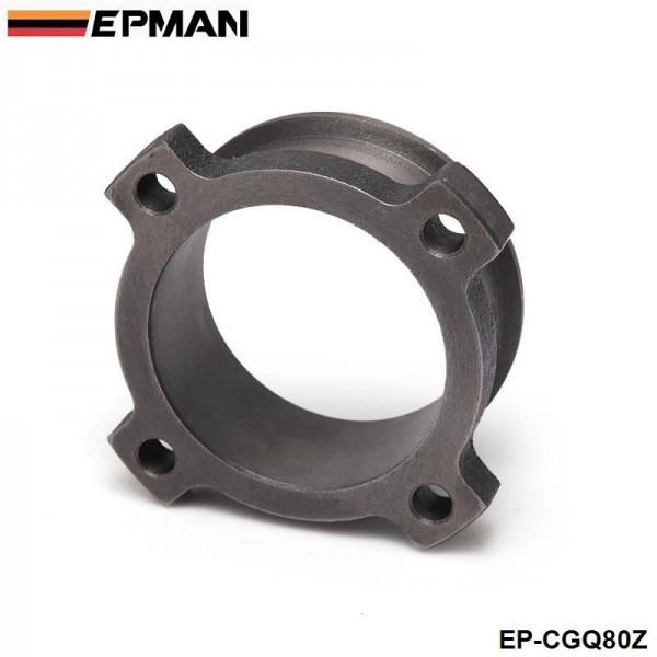 EPMAN  3" 4 Bolt To 3" V Band Adaptor Turbo Exhaust Flange T3 GT3582 GT35 Cast Flange Adaptor EP-CGQ80Z