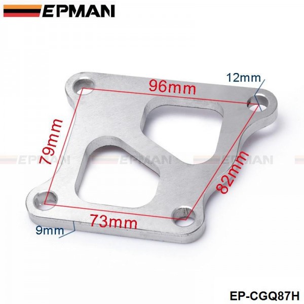 EPMAN Mild Steel Flange DSM For Mitsubishi EVO VIII turbo flange 3/8