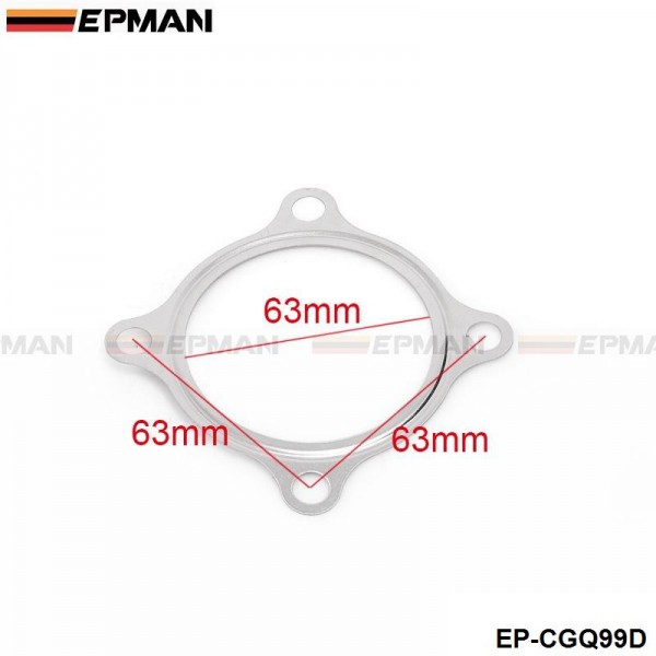 EPMAN 10PCS/PACK 2.5" 4 Bolt Turbo Downpipe Gasket Fits GT30 GT35 GT2871R GT2540R Turbocharger EP-CGQ99D