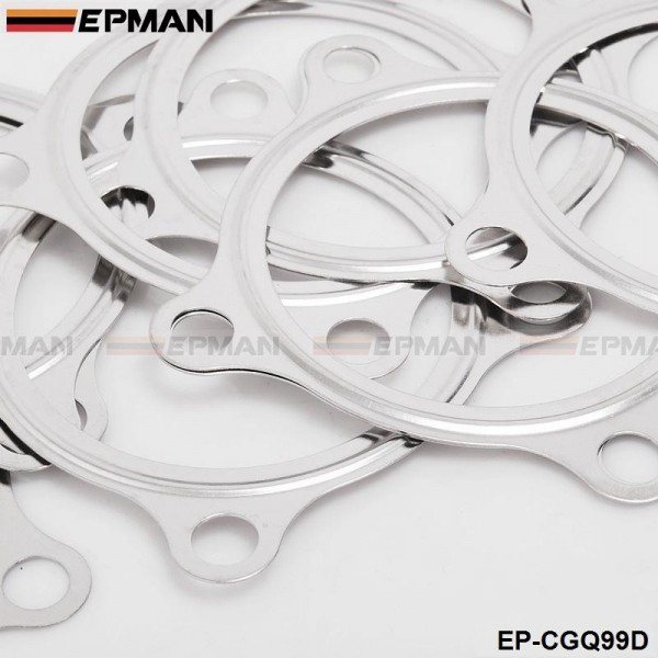 EPMAN 10PCS/PACK 2.5" 4 Bolt Turbo Downpipe Gasket Fits GT30 GT35 GT2871R GT2540R Turbocharger EP-CGQ99D