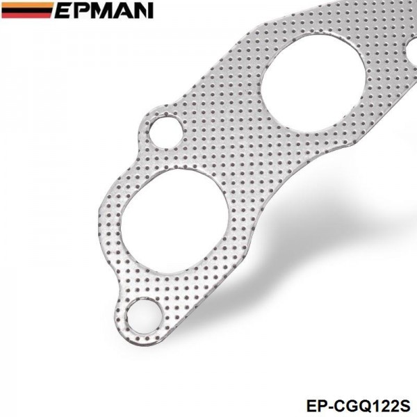 (MOQ:20 LOTS ) EPMAN 10PCS/LOT Performance Exhaust Gasket For Honda Civic Integra RSX K20A K20A2 K20Z4 EP-CGQ122S