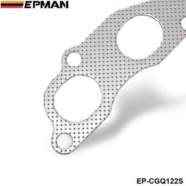 (MOD:20SETS )EPMAN -10PCS/LOT Performance Exhaust Gasket For Honda Civic Integra RSX K20A K20A2 K20Z4 EP-CGQ122S