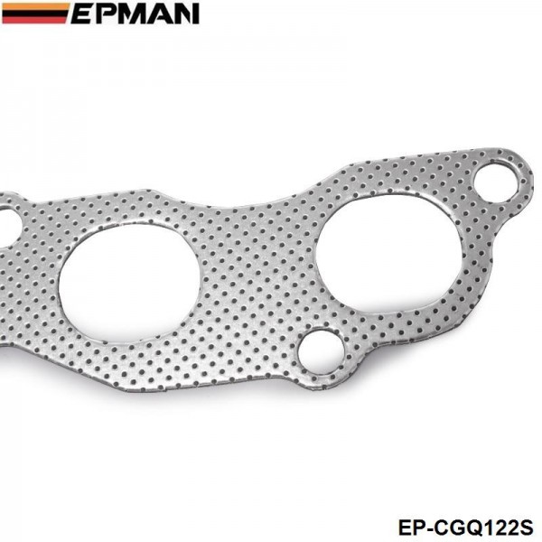 (MOQ:20 LOTS ) EPMAN 10PCS/LOT Performance Exhaust Gasket For Honda Civic Integra RSX K20A K20A2 K20Z4 EP-CGQ122S