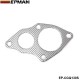 EPMAN 10PCS/PAK Aluminum Turbo to Downpipe Gasket For Mitsubishi EVO 1-3 4G63 EP-CGQ130S