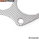 EPMAN 10PCS/PAK Aluminum Turbo to Downpipe Gasket For Mitsubishi EVO 1-3 4G63 EP-CGQ130S