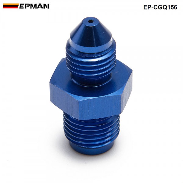  EPMAN -3AN AN3 Blue Turbo Oil Feed Restrictor Fitting for T25/T28 or GT25R GT28R GT30R Aluminum EP-CGQ156