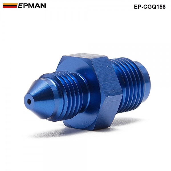  EPMAN -3AN AN3 Blue Turbo Oil Feed Restrictor Fitting for T25/T28 or GT25R GT28R GT30R Aluminum EP-CGQ156