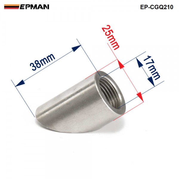 EPMAN - Stainless Wideband Lambda Oxygen Sensor AFR Boss Exhaust Fueling M18 x 1.5 T304 EP-CGQ210 EPMAN - Stainless Wideband Lambda Oxygen Sensor AFR Boss Exhaust Fueling M18 x 1.5 T304 EP-CGQ210