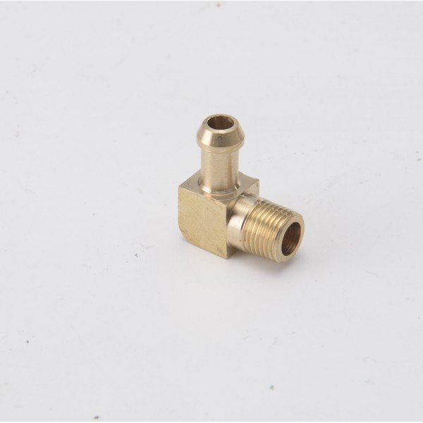 EPMAN - Brass Boost Hose Barb to Male Thread 45 Degree Elbow Fitting For T2 T3 Turbo 1/8"Male NPT 90 Degree EP-CGQ214