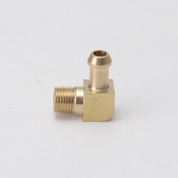 EPMAN - Brass Boost Hose Barb to Male Thread 45 Degree Elbow Fitting For T2 T3 Turbo 1/8"Male NPT 90 Degree EP-CGQ214